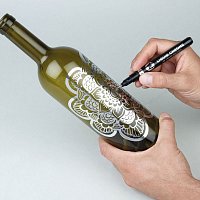 Маркер перманентный Molotow Liquid Chrome Calligraphy зеркальный эффект 3мм