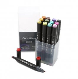 Набор маркеров Fat&Skinny Main II 12 штук