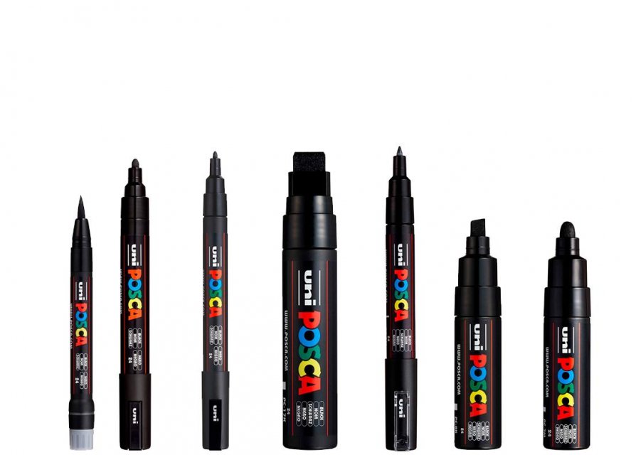 Маркеры Uni Posca - на Graffitimarket.ru