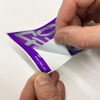 Набор наклеек Flux Eggshell фиолетовый 50шт