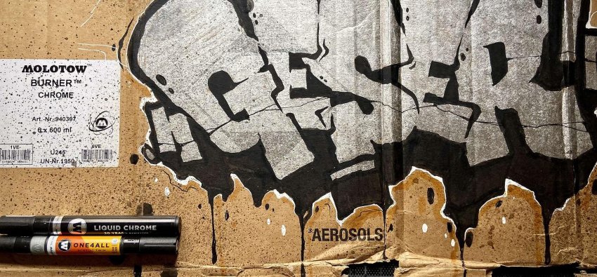 Geser x Molotow Liquid Chrome - Пустая коробка