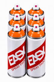 Аэрозольная краска EASY 520 мл набор 6 штук