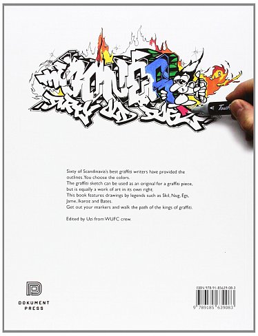Книга Graffiti Coloring Book