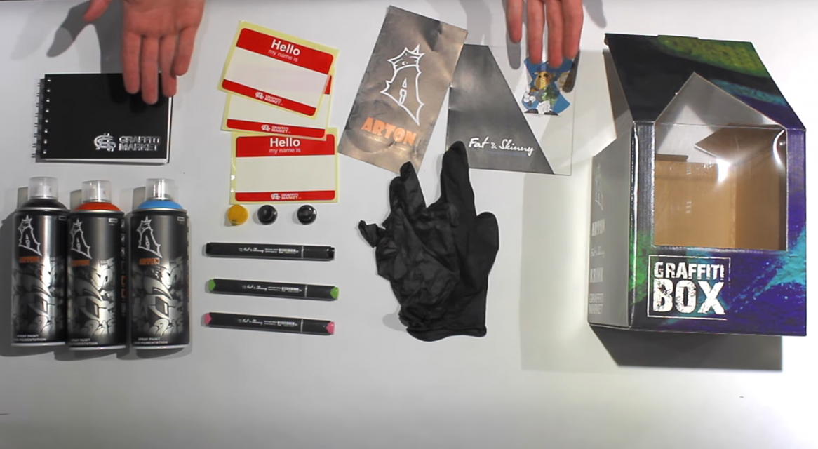 Что входит в набор Graffiti Box [Видео] - Graffitimarket.ru