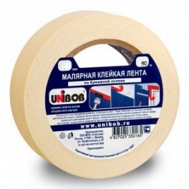 Лента Unibob малярная 50мм x 50м
