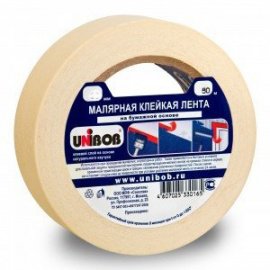 Лента Unibob малярная 50мм x 50м
