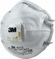Респиратор противопыльный 3M 8112 с клапаном (FFP1)
