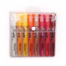 Набор акриловых маркеров Fat&Skinny Fire 8 штук