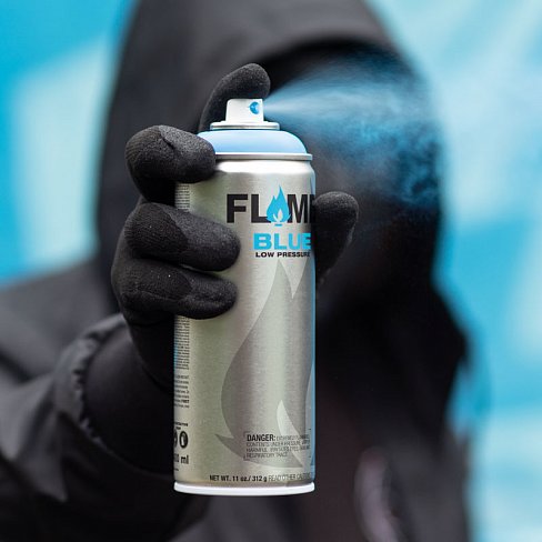 Аэрозольная краска Flame Blue 400мл