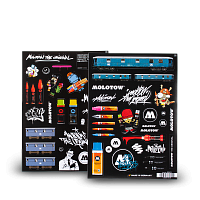 Наклейки Molotow Set B