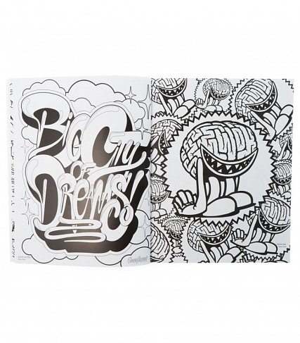 Книга American Graffiti Coloring Book