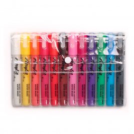 Набор акриловых маркеров Fat&Skinny Main 12 штук