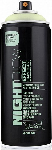 Аэрозольная краска Montana NightGlow светонакопительная 400 мл