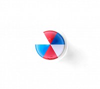 Маркер HandMixed Сhilean белый-красный-синий