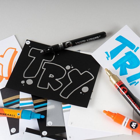 Набор бумаги Molotow Paper Tryout Set A6