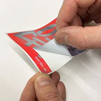 Набор наклеек Flux Eggshell красный 50шт