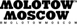 Стикер MOLOTOW "MOLOTOW MOSCOW" 11.5 x 4.2см.