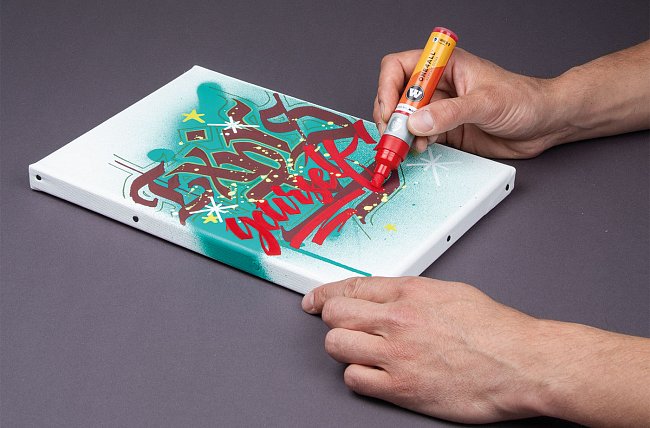 Маркер акриловый Molotow 327HS One4All 4-8 мм